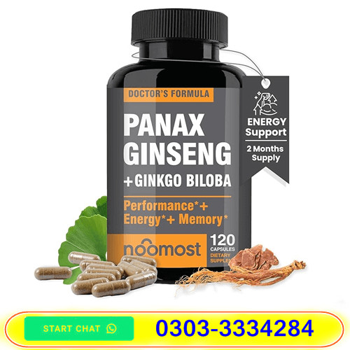 NooMost Panax Ginseng + Ginkgo Biloba in Pakistan